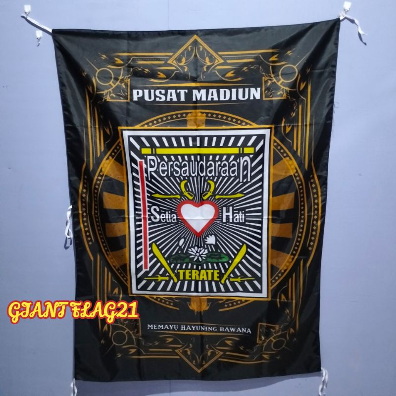 Bendera full printing PERSAUDARAAN SETIA HATI TERATE PUSAT MADIUN