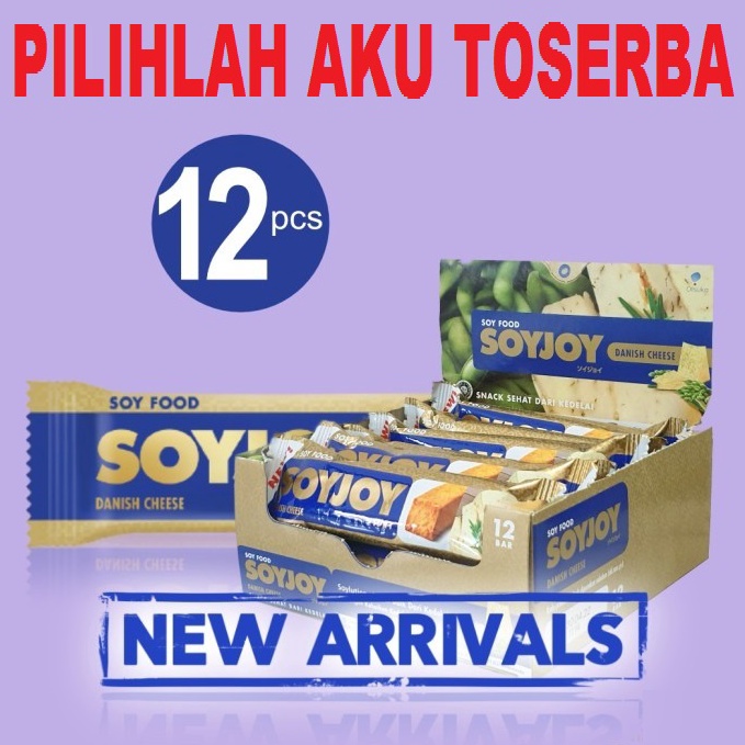 

Kemasan Baru.. SOYJOY DANISH CHEESE - ( HARGA 1 BOX ISI 12 pcs ) APF