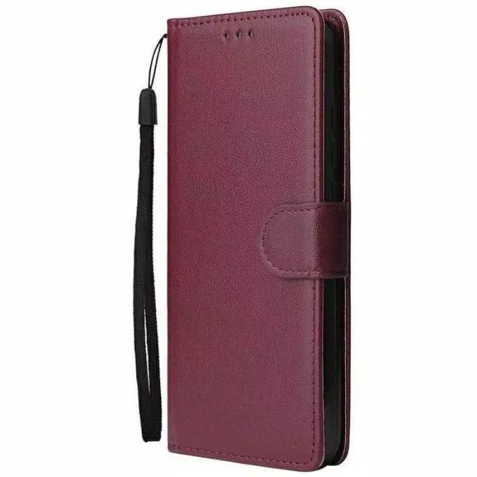 flip case infinix zero 8 / smart 4 / smart 5 flip dompet kulit hp