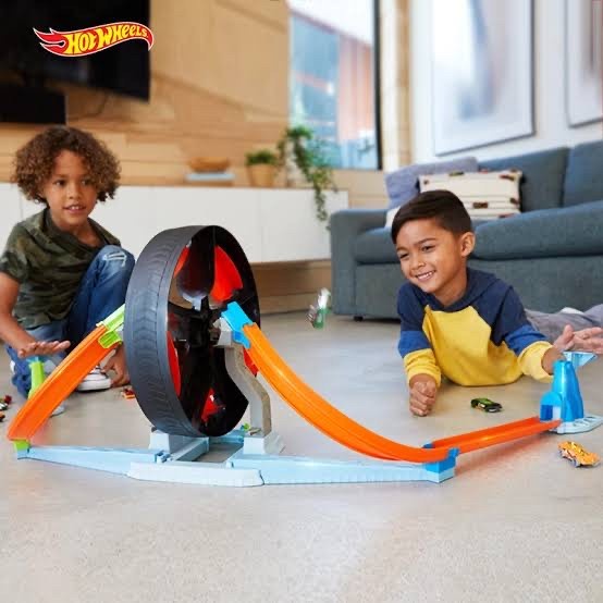 HOT SALE!!! HOT WHEELS SPINWHEEL CHALLENGE ORIGINAL TRACK LINTASAN HOTWHEELS TERMURAH