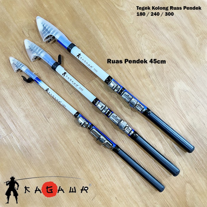 Joran Tegek Kolong Pancing Udang Ruas Pendek Kagawa 45Cm Action Lentur