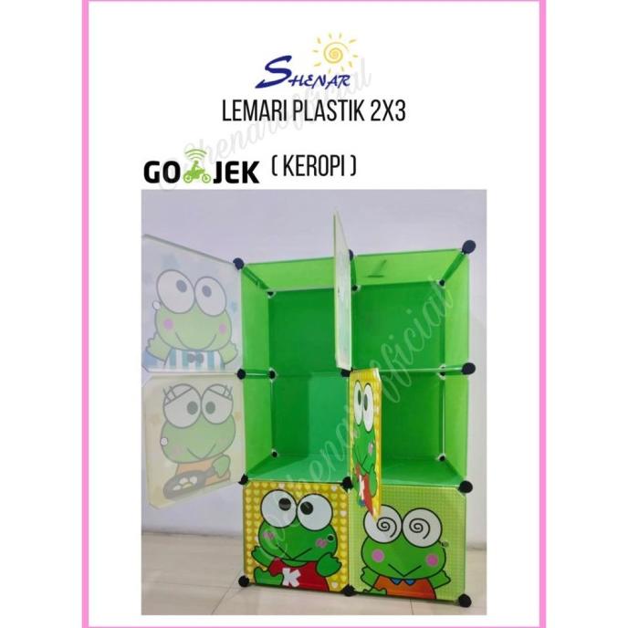 Lemari Plastik Pakaian / Lemari Portable / Lemari Pakaian Karakter Tokoarjuna7