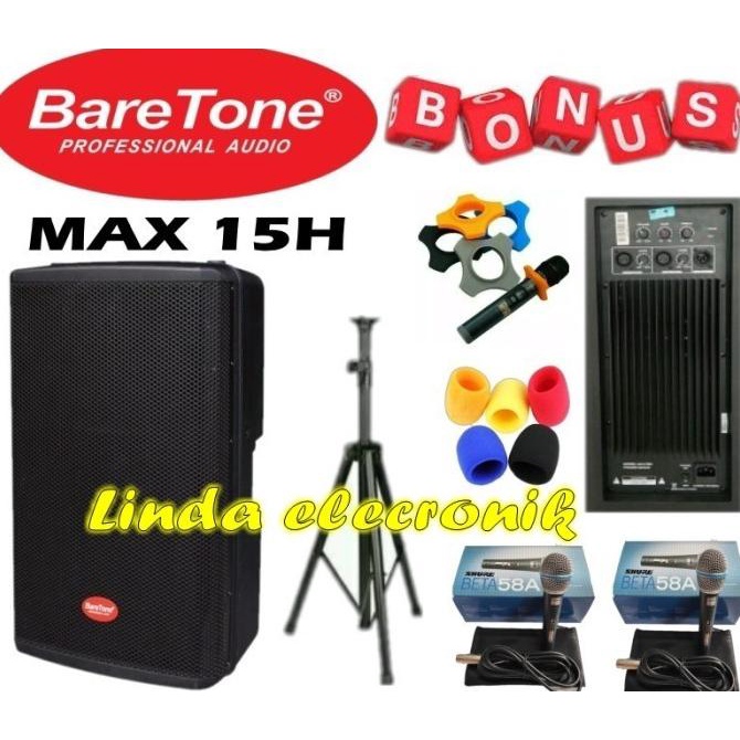 Sale Promo  Speaker Aktif Baretone Max15H Baretone Max 15H Baretone Littlepopostore