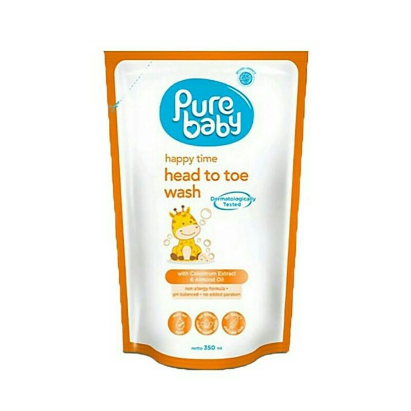 Pure Baby Bath Hair &amp; Body Wash 350ml