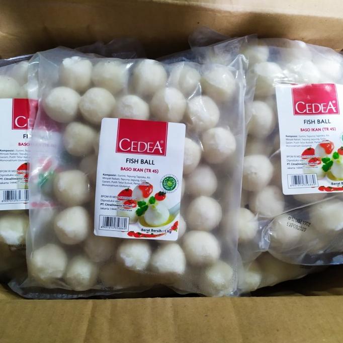 

CEDEA TR 45 PREMIUM FISH BALL BAKSO IKAN OLAHAN SEAFOOD 1KG