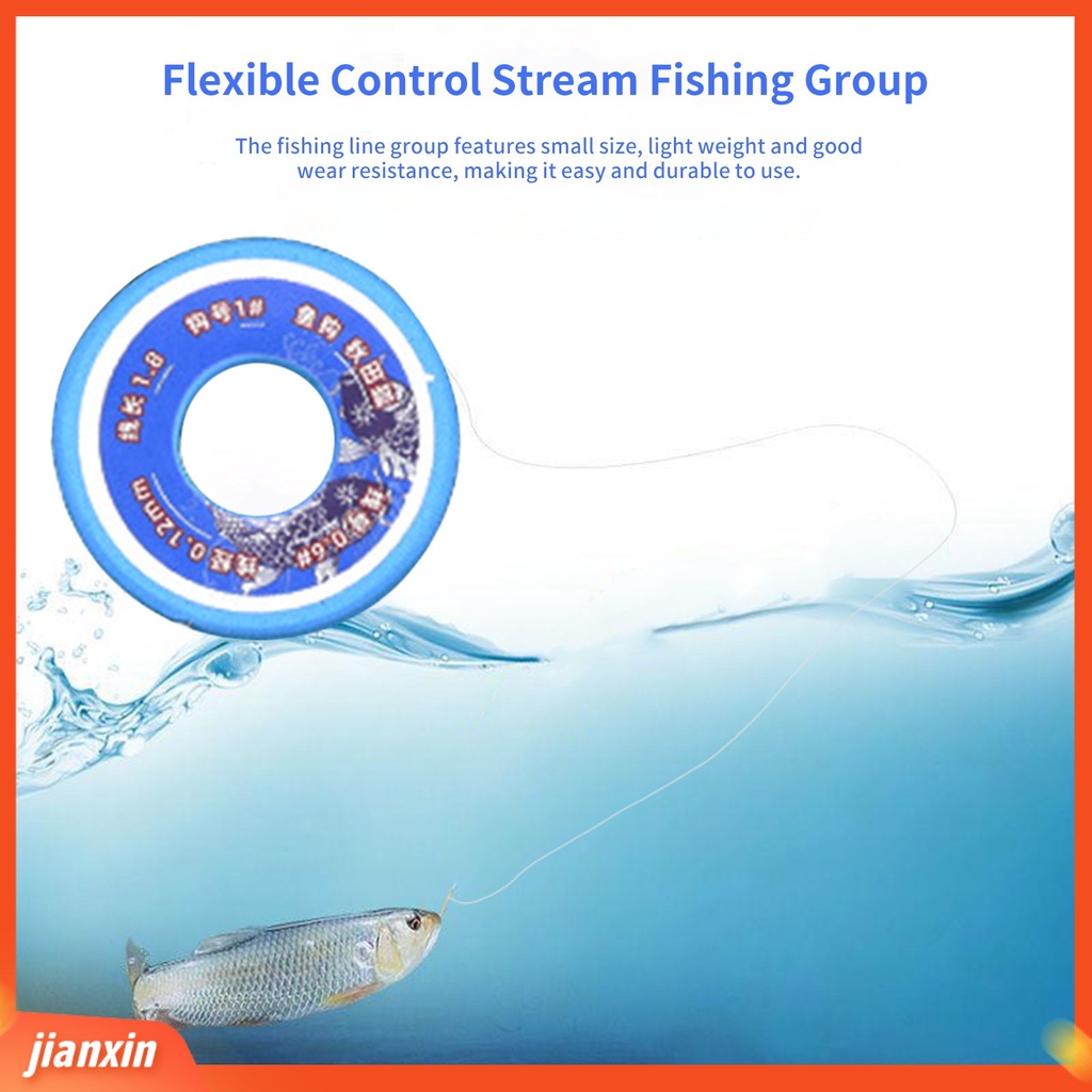 [Jianxin] fishing Line Group Universal Sangat Sensitif Kuat Stabilitas Pegangan Panjang Warna Cerah Memancing 1.8/2.7/3.6m Fleksibel Kontrol Arus Grup Pancing Aksesoris Memancing