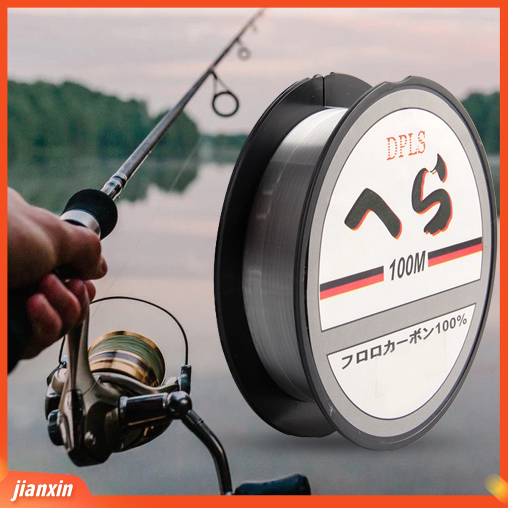 [Jianxin] 100m Lure Fishing Line Tarikan Kuat Masuk Air Cepat Anti-Simpul Memancing Nilon Tali Pancing Monofilamen Super Kuat Untuk Outdoor