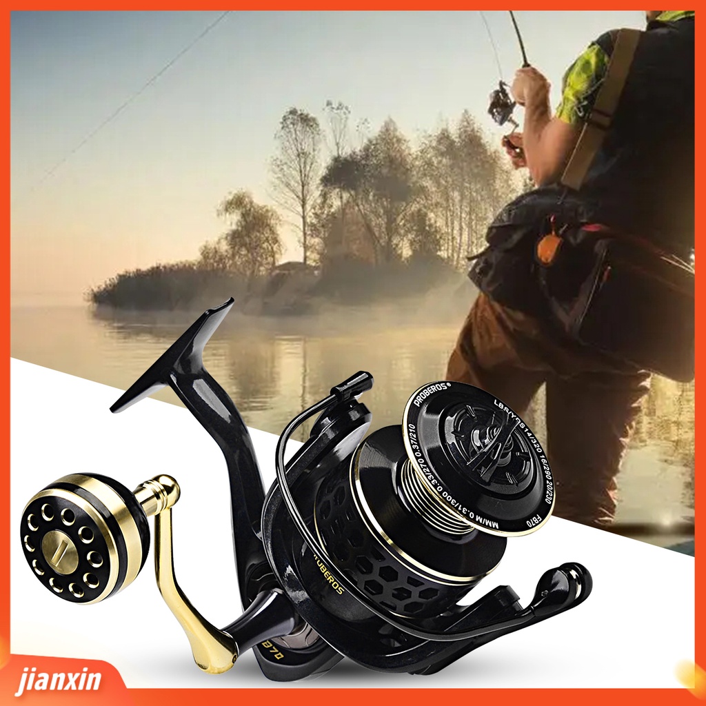 [Jianxin] spinning Reel 3BB Ultra-light Halus Nyaman Grip Portable High-speed Metal Long Casting Sea Fishing Wheel Perlengkapan Memancing