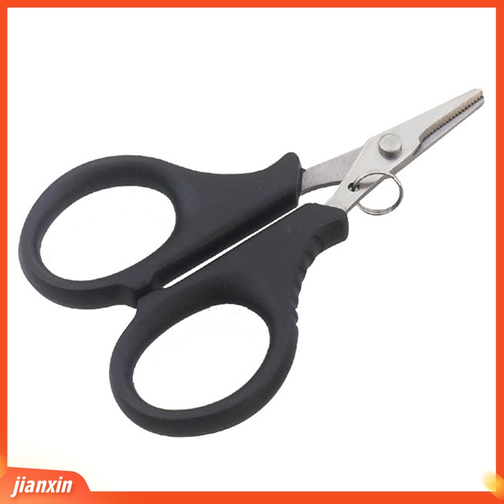 [Jianxin] gunting Pancing Portable Multifungsi Bahan Stainless Steel Anti Karat Dengan Tali Lanyard