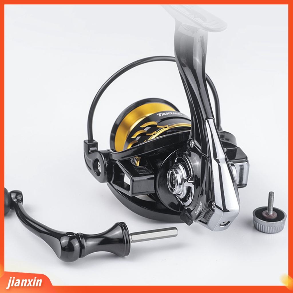 [Jianxin] lure Spinning Reel Adjustable Rasio Kecepatan Tinggi 5.2: 1gagang Ganda Kiri Kanan Memancing Roda Berputar Fishing Tackle