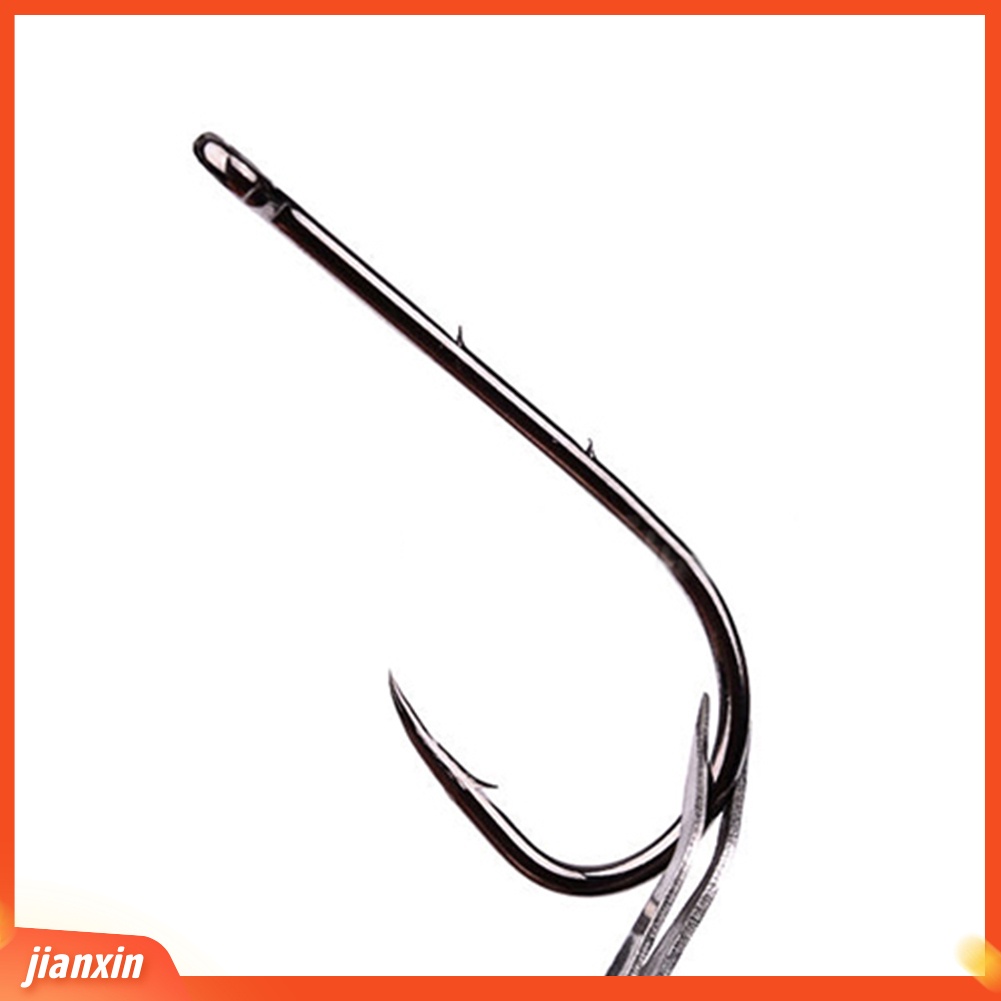 [Jianxin] 100pcs Kail Pancing Bulat Besar Bahan Carbon Steel