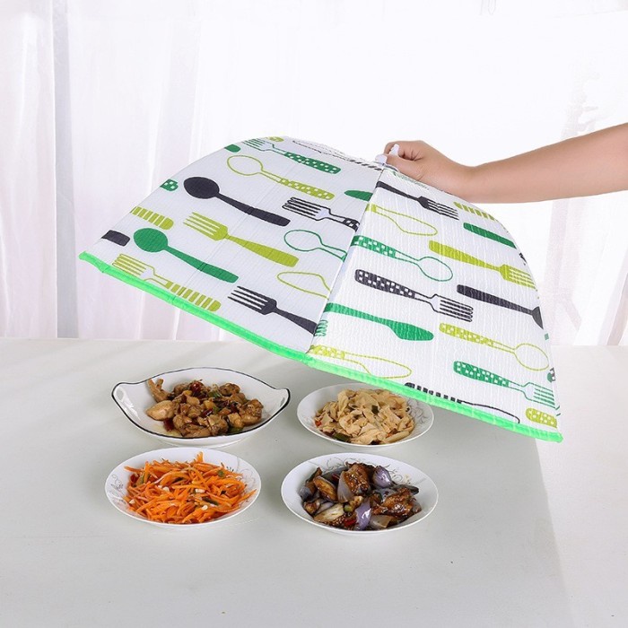 BAROKAH gAMIS sajiku lipat Cover Penutup Makanan Aluminum Foil Penahan Panas