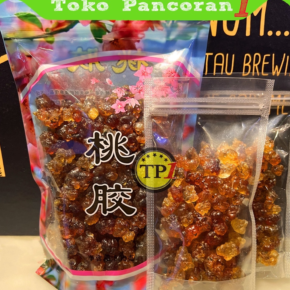 

(♥C6369] Peach Gum / Tao Jiao 100 Gram/aoJiao/ Peach Gum Natural Selected