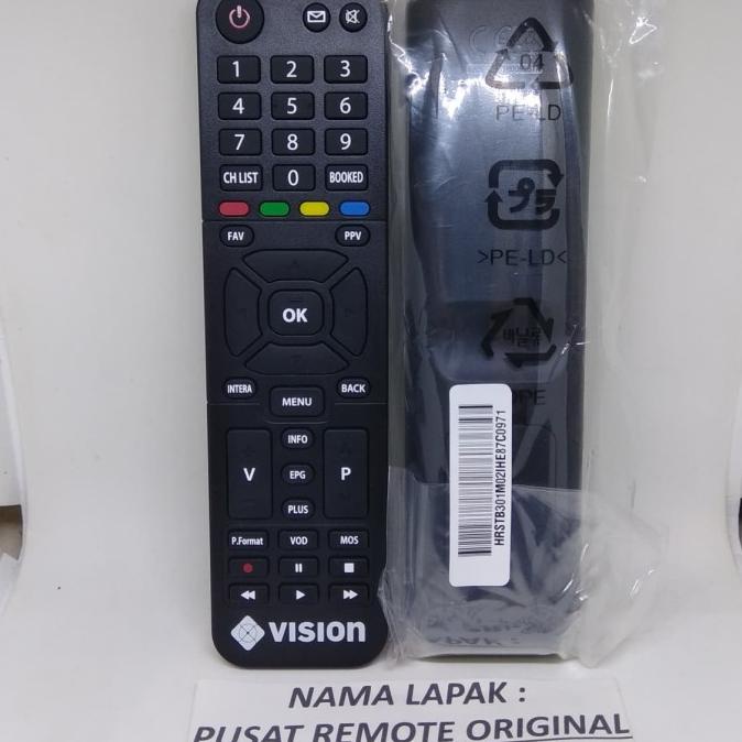 REMOTE REMOT PARABOLA MNC VISION ORIGINAL ASLI