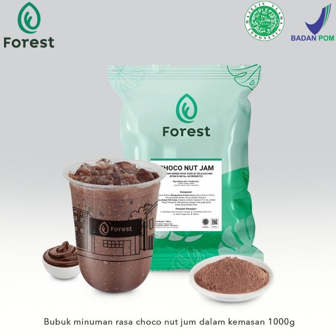 

Bubuk Minuman Coklat Rasa NUTELLA Powder 1000g - FOREST Bubble Drink