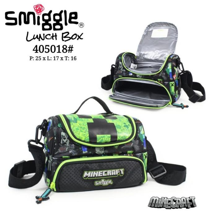 Smiggle Minecraft Backpack Lunchbag Wallet
