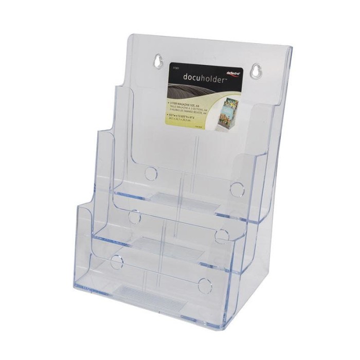 

Terlaris Bantex 3 Tier Multi Pocket Size A4 Atau Tempat Majalah Ref. 77301