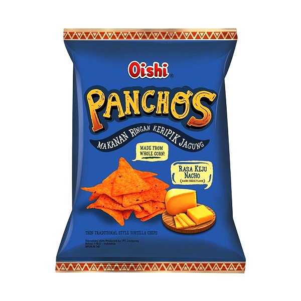 

OISHI PANCHOS KEJU NACHO 145 GR