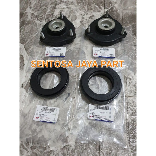 KARET SUPPORT DEPAN WULING CORTEZ +BEARING SUPPORT 4PC ASLI