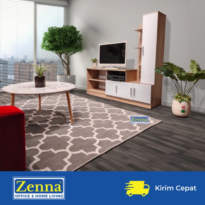 Terlaris Zenna Tv Cabinet Wu 1608 / Rak Tv / Meja Tv