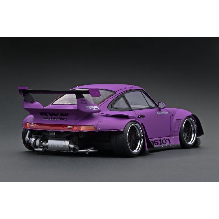 DISKON SPESIAL 1/18 IGNITION IG MODEL PORSCHE 993 RWB ROTANA UNGU DIECAST NOT KYOSHO TERMURAH