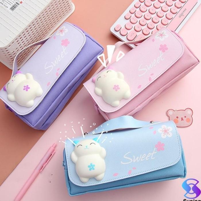 

Kotak Pencil Case Kotak Tempat Aesthetic Anak Perempuan Tepak Lucu 3D
