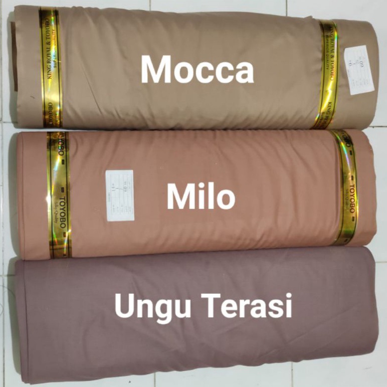 BIG DISKON I23 Kain Katun Toyobo Premium / Kain Toyobo Polos /Toyobo fondu/Toyobo Fodu/Toyobo Premiu