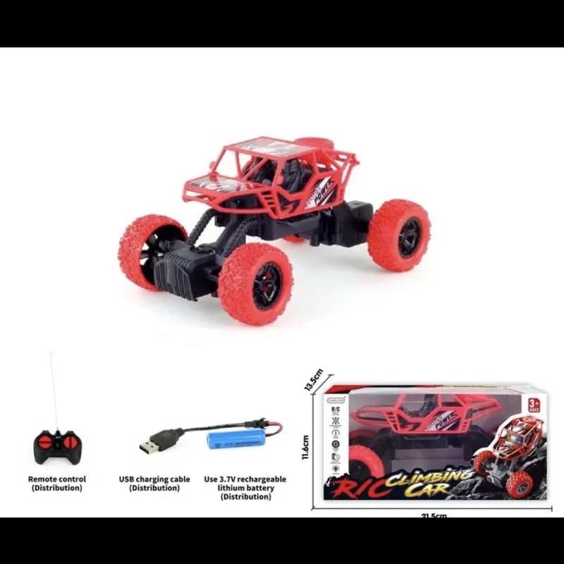 Mainan Anak Mobil Remot Control RC Monster Charger Cross Country Skala