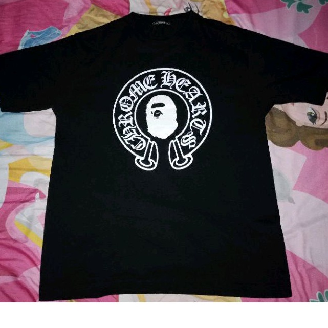 Kaos Chrome hearts x Bape second