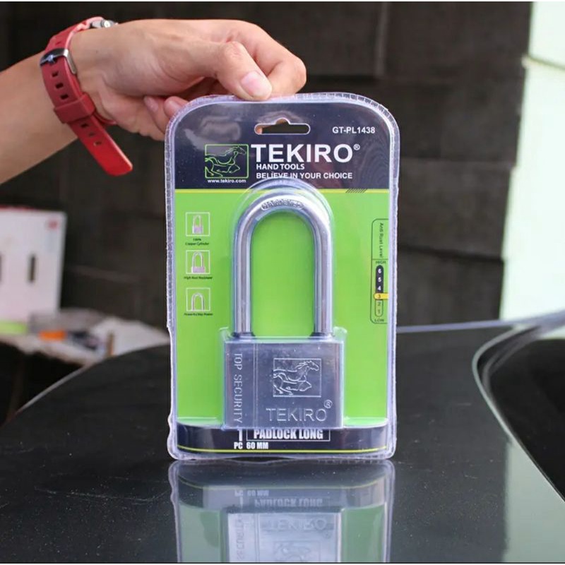 GEMBOK TEKIRO JAPAN ORI 40MM 50MM 60MM 70MM KUNCI PAGAR SEPEDA DENGAN UKURAN LEHER PANJANG DAN PENDEK PADLOCK SHORT / GEMBOK PADLOCK  JACKET