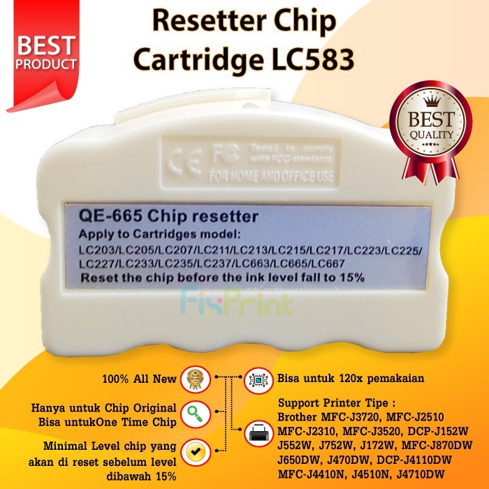 Chip Resetter Brother MFC J3520