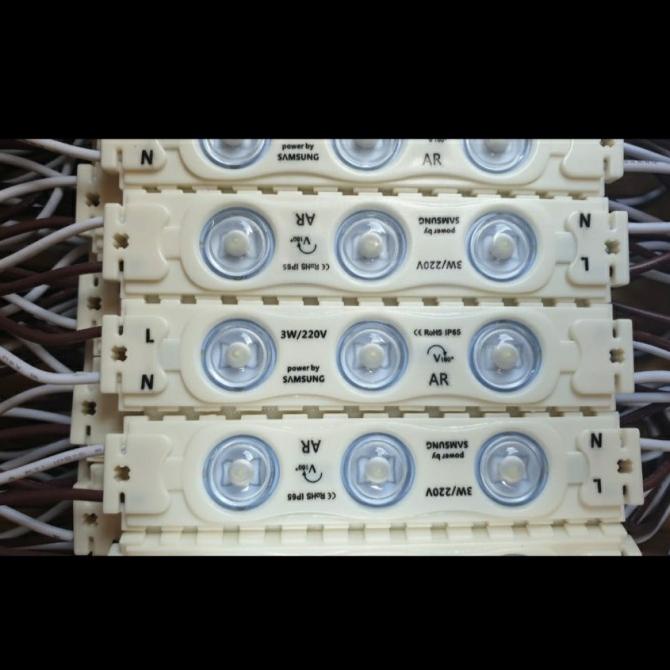 """] LAMPU LED MODULE SAMSUNG 3WATT AC 220V / LED MODUL 3W 3 WATT - WHITE