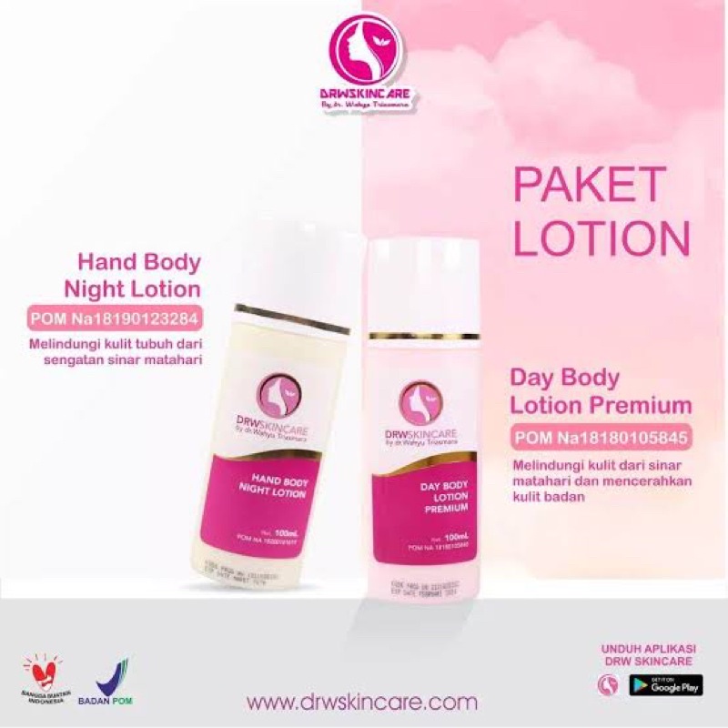 DRW Skincare Body Lotion Day & Night Premium