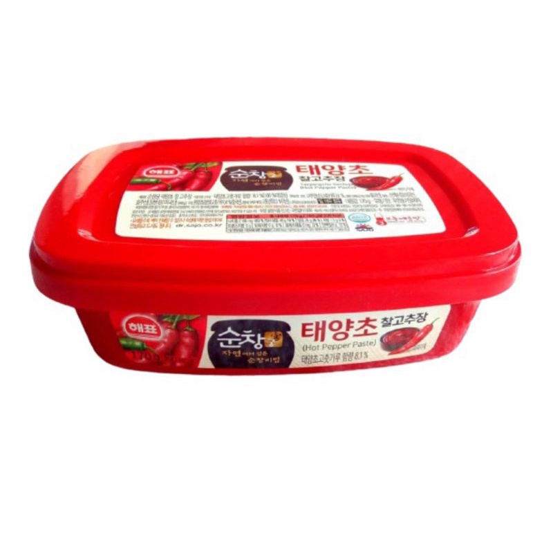 

TAEYANGCHO GOCHUJANG 170 GR KOREAN HOT PEPPER PASTE KIMCHI SAUCE SAUS SAJO SAUCE