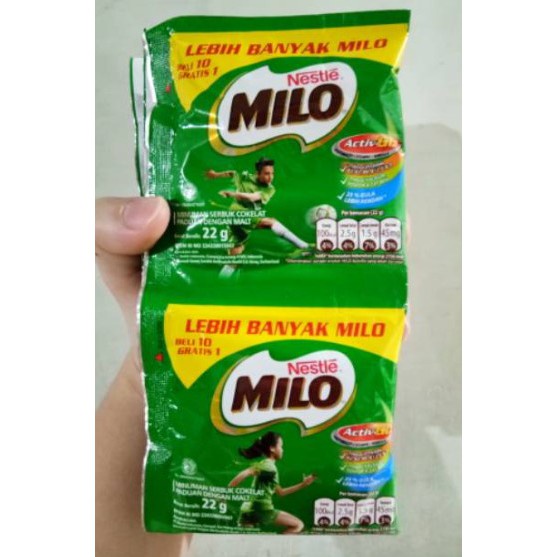 

(RENCENGAN) NESTLE MILO ACTIV GO SACHET (10 SACHET x 22 GRAM)