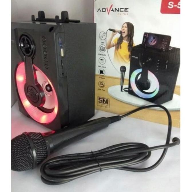 Speaker Bluetooth Portable Advance S-50/Salon Aktif Mp3 Speaker Tantanmall1