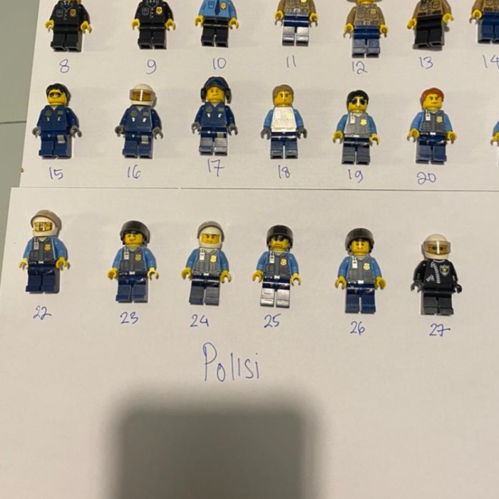 HOT SALE LEGO CITY MINIFIGURE POLICE TERBARU