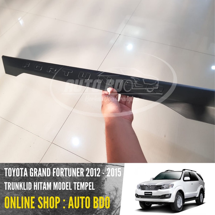 Trunk Lid Trunklid Grand Fortuner 2 - 5 Hitam