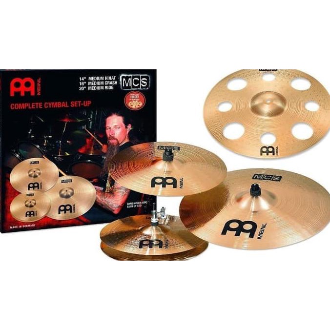 Cymbal Meinl Mcs With Mcs16Trc Mcs Cymbal Box Set