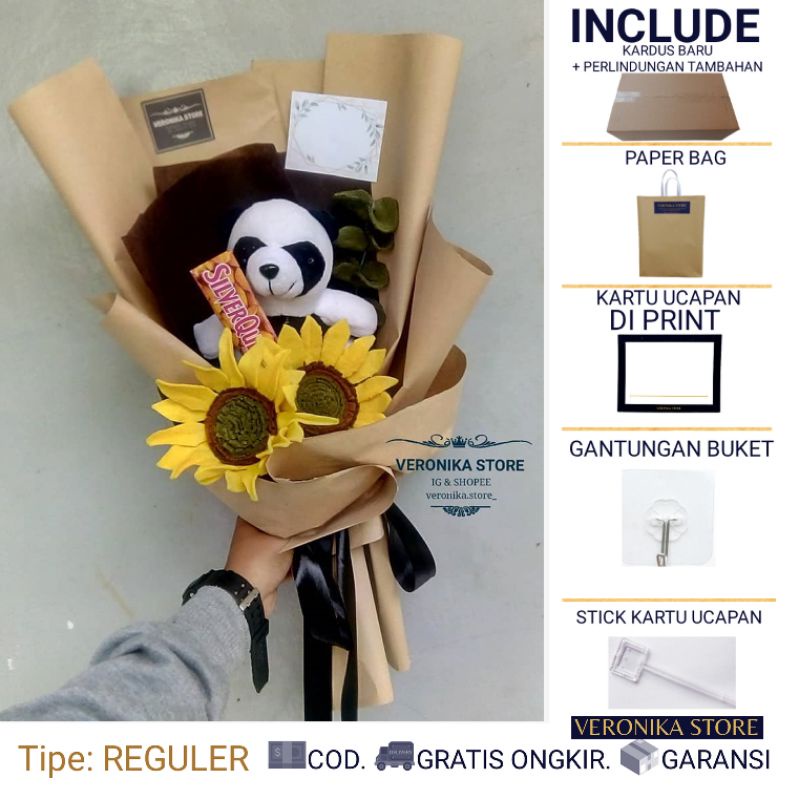 BUKET BUNGA WISUDA – ALIA - BUCKET BUNGA ARTIFICIAL  - BOUQET ULANG TAHUN - BUKET BONEKA BUKET WISUD