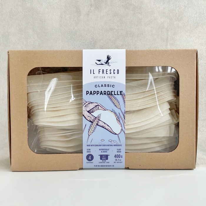 

Homemade Pappardelle 400G / Handmade Artisan Pasta Natural - Il Fresco