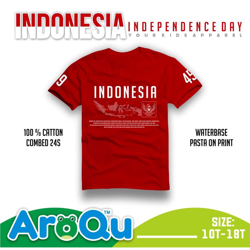 Kaos Anak Lengan Pendek 10-18