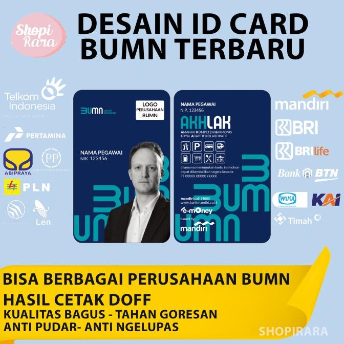 

ID CARD BUMN BANK MANDIRI TERBARU MENGGUNAKAN KARTU EMONEY