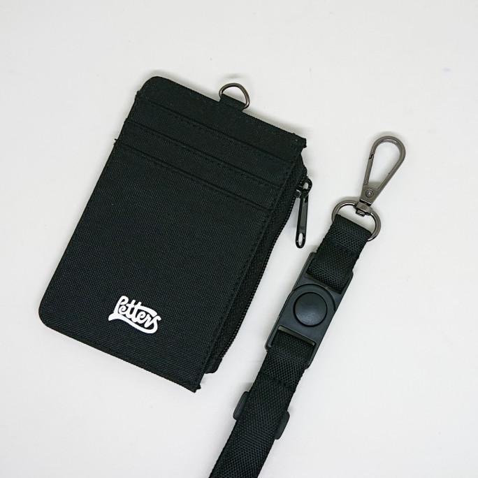 

id card holder & Lanyard Adjustable Black