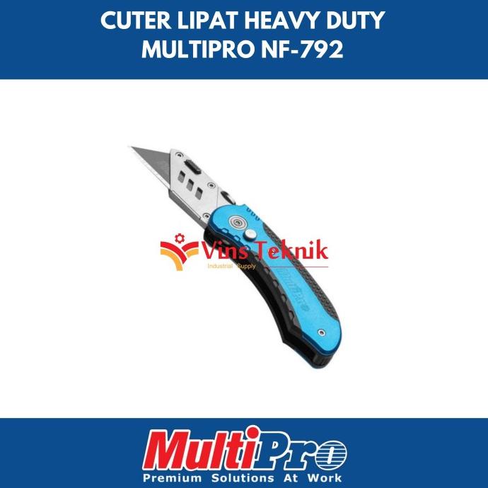 

UTILITY FOLDING KNIFE NF-792 MULTIPRO NF792 CUTER LIPAT HEAVY DUTY