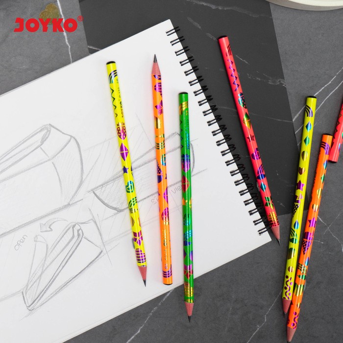 

Pencil Pensil Joyko P-123 2B 1 Drum 48 Pcs