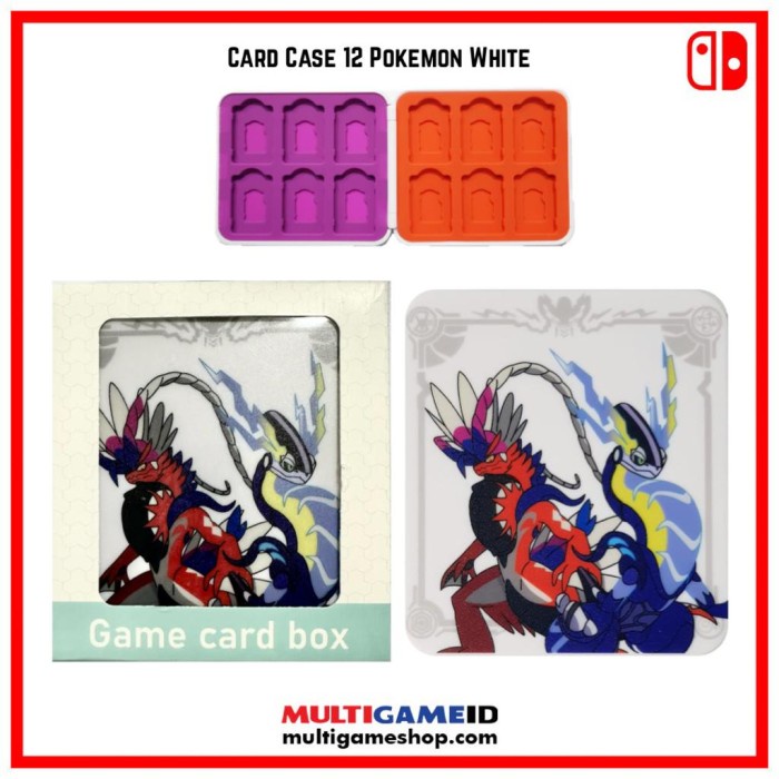 

Card Case 12 Pokemon Scarlet Violet White
