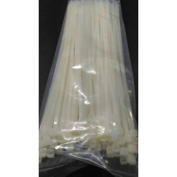 

Kabel Ties / Cable Ties Merk Fort Atau Sunlux 9X550 Putih Hitam 55Cm