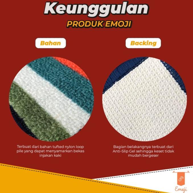 Karpet Bermain Anak 100x150 cm FORTUNIO Karpet Kamar Anak Anti Slip