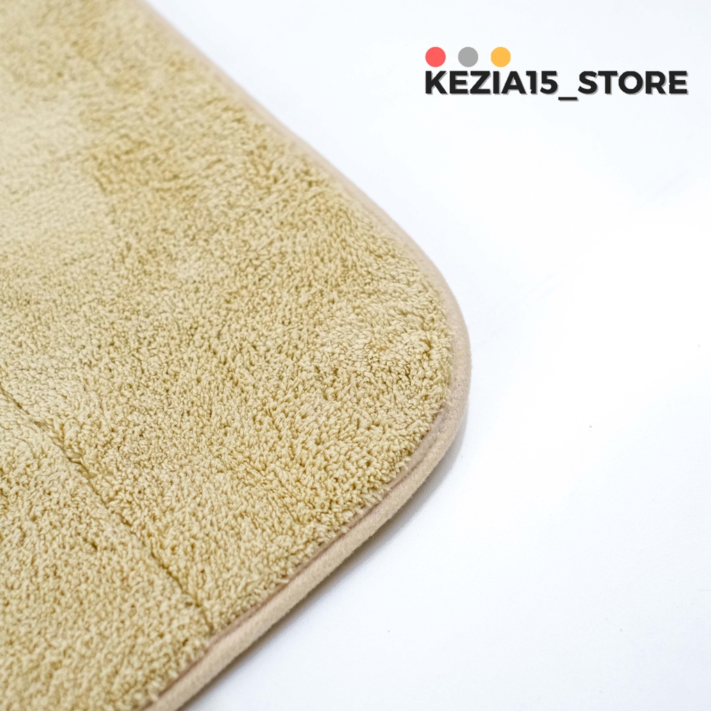 KESET RUMAH / KESET DAPUR / FLOOR MAT REAL MICROFIBER  40x60 400gsm BEST IMPORT QUALITY BATH MAT